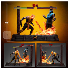Load image into Gallery viewer, Iron Studios Mortal Kombat Klassic Fatality Scorpion vs. Sub-Zero Deluxe Art Scale 1/10 Statue
