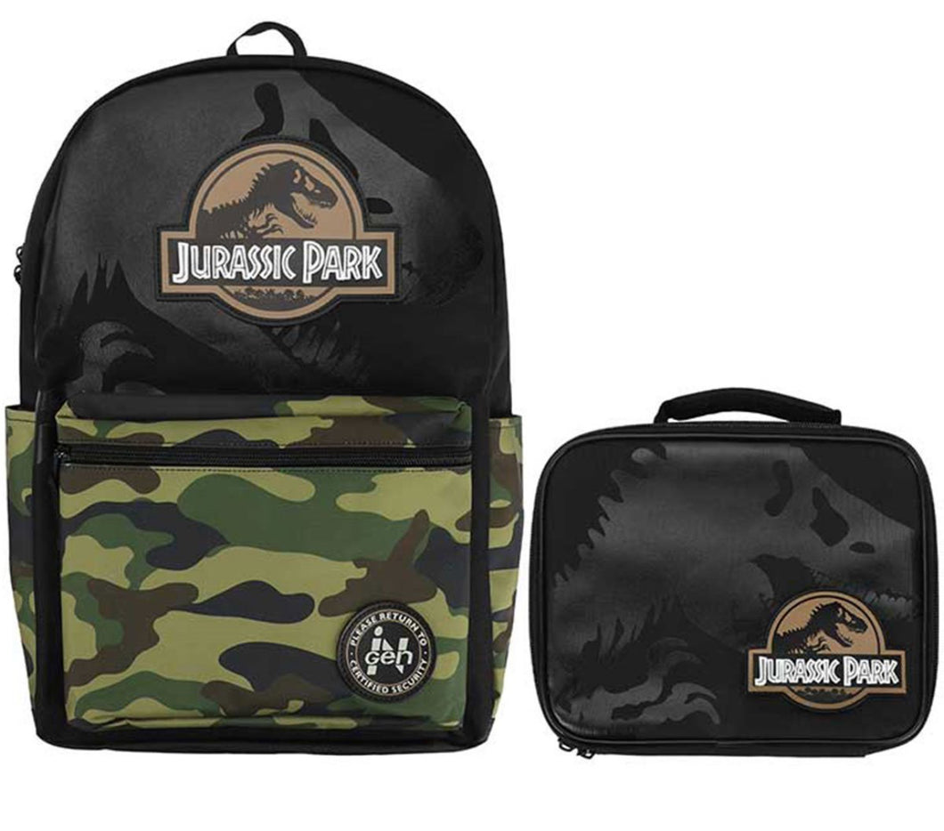 Bioworld Jurassic Park INGEN Camo Backpack Set