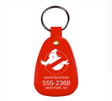 Load image into Gallery viewer, Ghostbusters Red Retro Keychain
