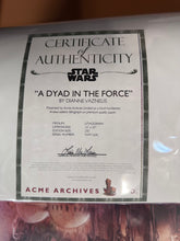 Load image into Gallery viewer, STAR WARS “A Dyad In The Force” Art Print By Dianne Vaznelsi with COA
