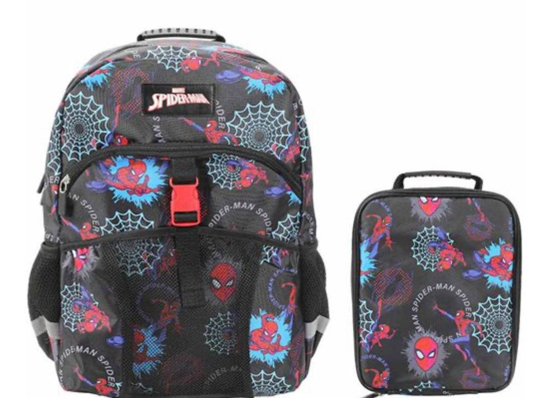 Bioworld Marvel Spider-Man Youth Backpack Set
