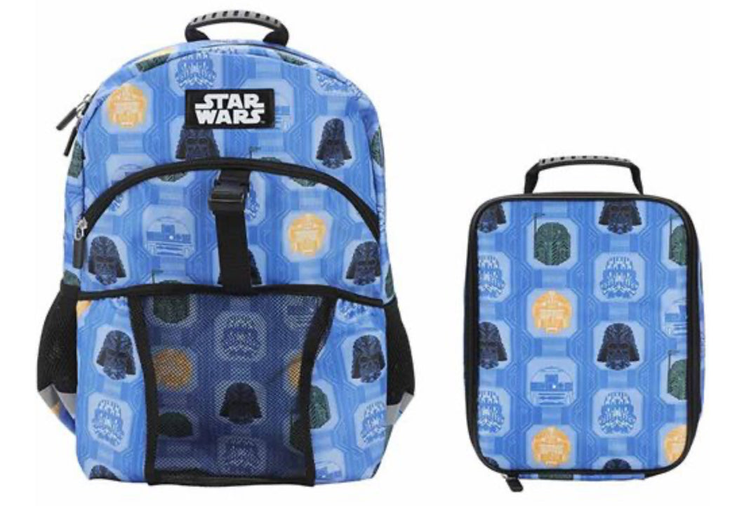 Bioworld Star Wars All Over Print Youth Backpack Set