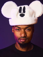 Load image into Gallery viewer, CAKEWORTHY WHITE MICKEY GHOST SHERPA BEANIE
