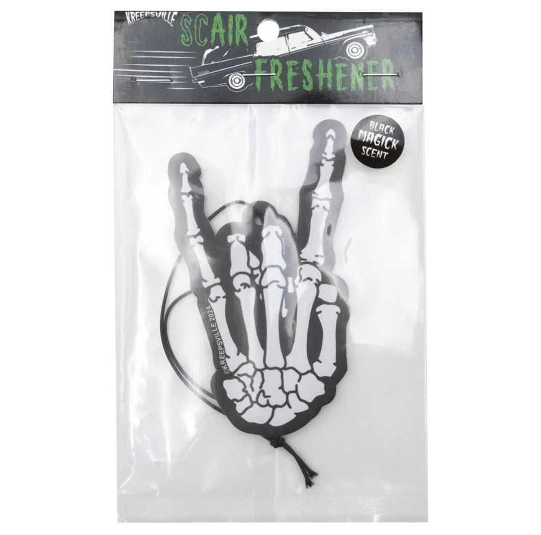 Kreepsville Skeleton Devil Hand ScAir Freshner