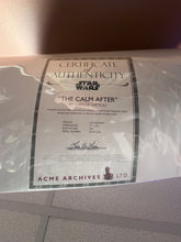 Load image into Gallery viewer, STAR WARS “The Calm After” Art Print By Carlos Dattoli with COA
