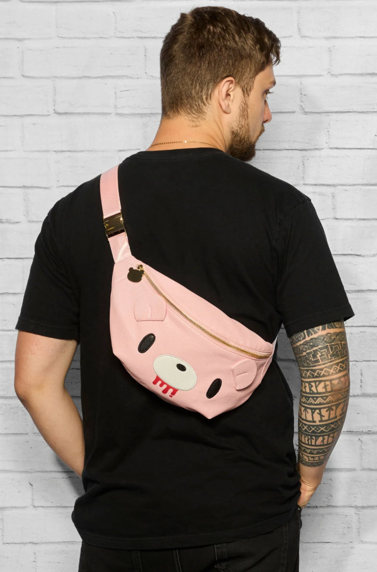 CAKEWORTHY GLOOMY BEAR PINK FANNY PACK