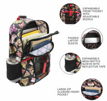 Load image into Gallery viewer, Bioworld Five Nights at Freddy’s All Over Print Youth Backpack Set
