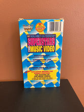 Load image into Gallery viewer, WWF Superstars The Music Video with Bonus Footage VHS
