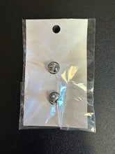 Load image into Gallery viewer, Kreepsville Bride Bolt Green Glitter Enamel Pin
