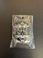 Load image into Gallery viewer, Kreepsville Kattitude Black Cat Enamel Pin
