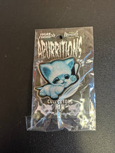 Load image into Gallery viewer, Kreepsville Sugarfueled Ghost Cat Crystal Enamel Pin
