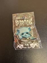 Load image into Gallery viewer, Kreepsville Sugarfueled Ghost Cat Planchette Enamel Pin
