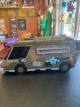 Load image into Gallery viewer, 1991 Galoob Micro Machines Military Super Van City fold-out playset.
