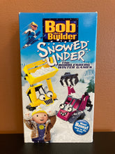 Load image into Gallery viewer, Bob the Builder SNOWED UNDER VHS preowned
