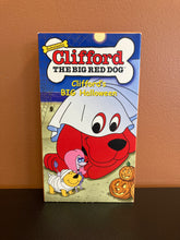 Load image into Gallery viewer, Clifford THE BIG RED DOG Clifford’s BIG Halloween VHS preowned
