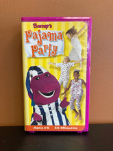 Load image into Gallery viewer, Barney’s Pajama Party VHS preowned
