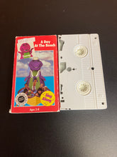 Load image into Gallery viewer, Barney A Day At The Beach sing along VHS preowned
