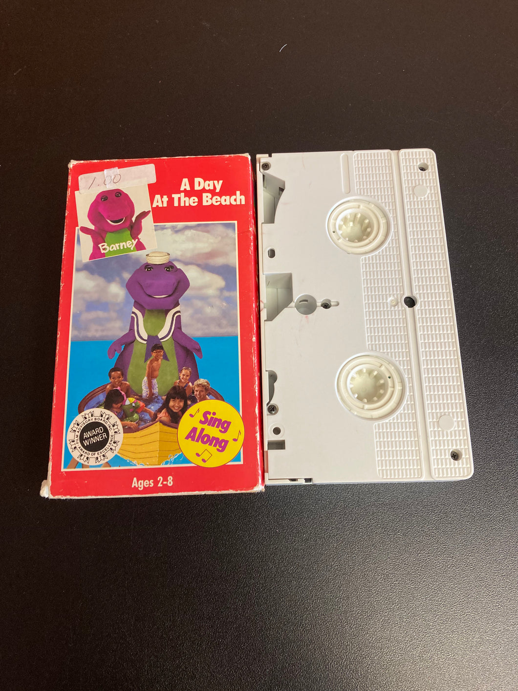 Barney A Day At The Beach sing along VHS preowned