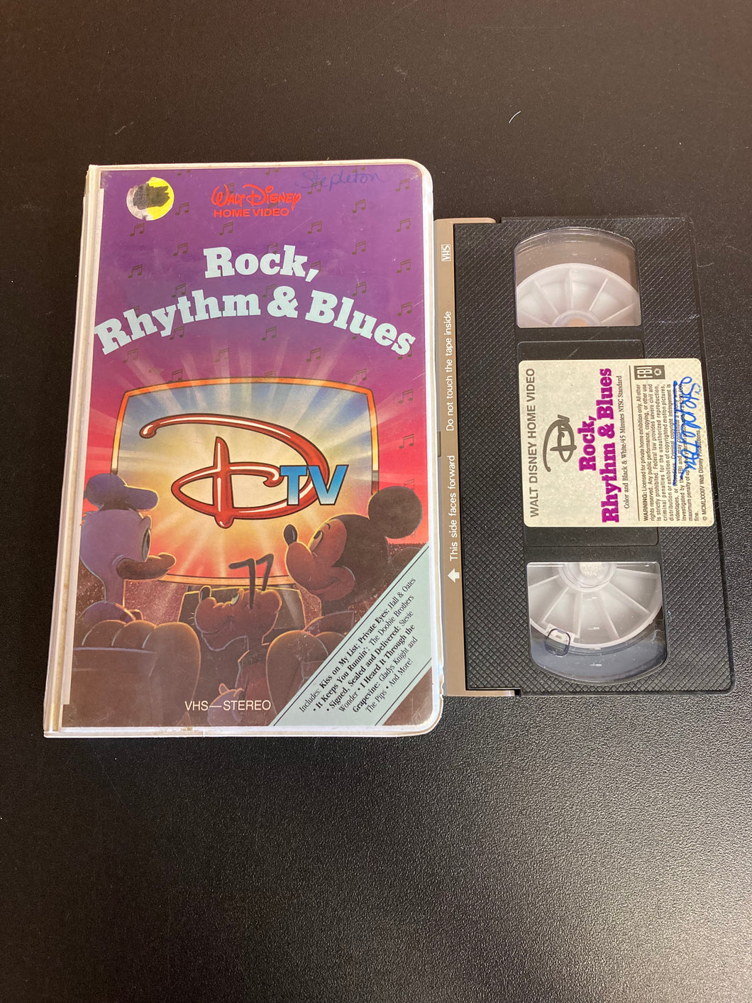 Walt Disney Home Video Rock, Rhythym & Blues VHS preowned