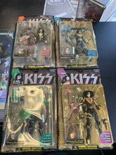 Load image into Gallery viewer, McFarlane KISS ULTRA ACTION FIGURES Set Of 4 With Covered Mini Model Albums
