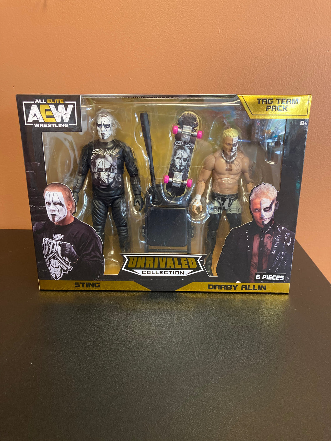 AEW Unrivaled Collection Sting and Darby Allin Tag Team Pack Figures
