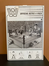 Load image into Gallery viewer, WWF Official Retro 4-Pack Orton, Okerlund, Mr.T, and Piper Figures
