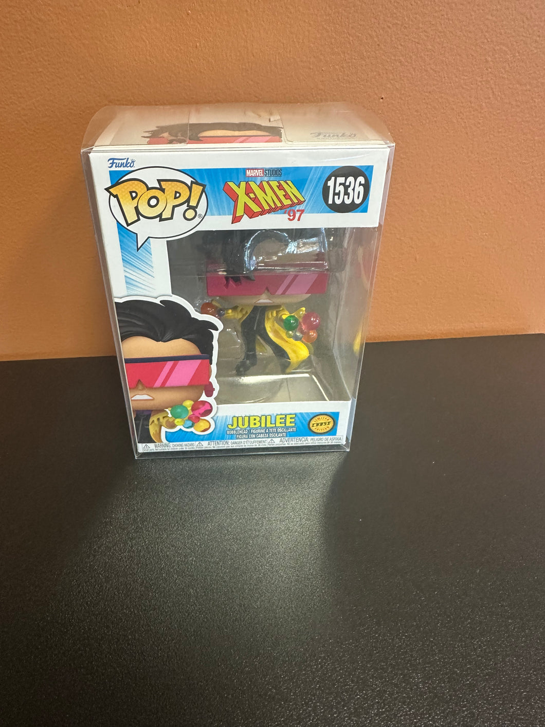 FUNKO POP MARVEL X-Men ‘97 Jubilee 1536 CHASE Includes Box Protector