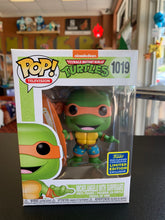 Load image into Gallery viewer, FUNKO POP Teenage Mutant Ninja Turtles Michelangelo With Surfboard 1019 Conv. Exclusive
