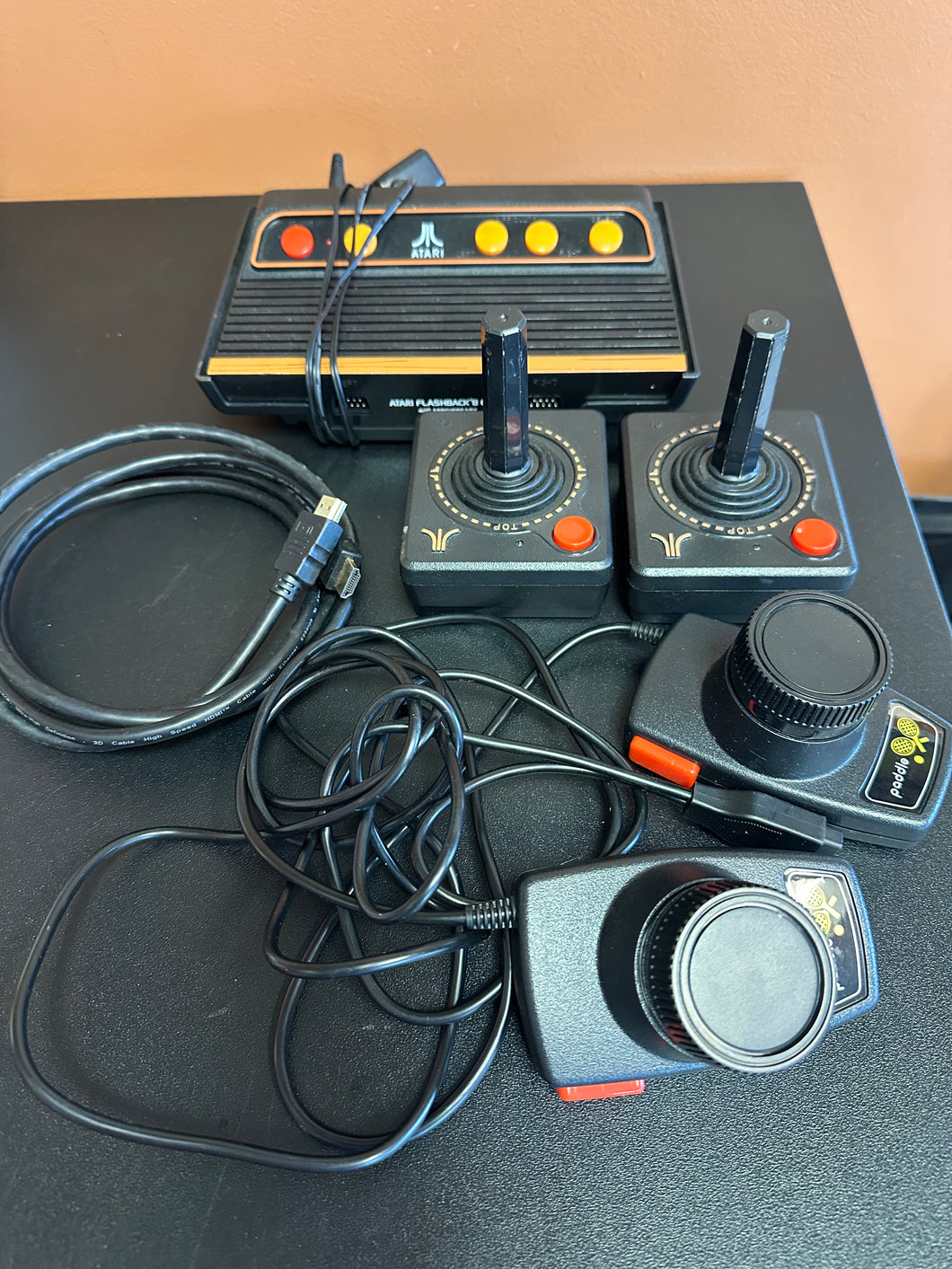 Atari Flashback 8 Gold Preloaded Games with controllers Preowned