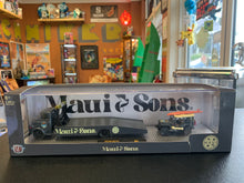 Load image into Gallery viewer, M2 Machines Maui &amp; Sons 1958 Dodge COE Truck &amp; 1944 Jeep MB R61 (damaged)
