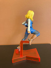 Load image into Gallery viewer, Banpresto Dragonball Fighter 2 Android Battle No.18 Red Ribbon Base Figure Preowned Approx. 7” Tall
