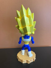 Load image into Gallery viewer, Dragonball Classic Collecticritter Super Saiyan Vageta Bobble Head Figure Preowned Approx. 7.5” Tall
