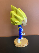 Load image into Gallery viewer, Dragonball Classic Collecticritter Super Saiyan Vageta Bobble Head Figure Preowned Approx. 7.5” Tall
