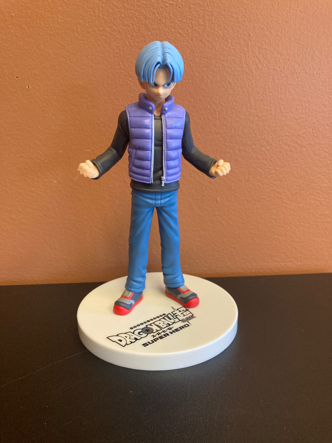Dragonball Super Hero DXF Trunks Figure Preowned Approx. 6” Tall