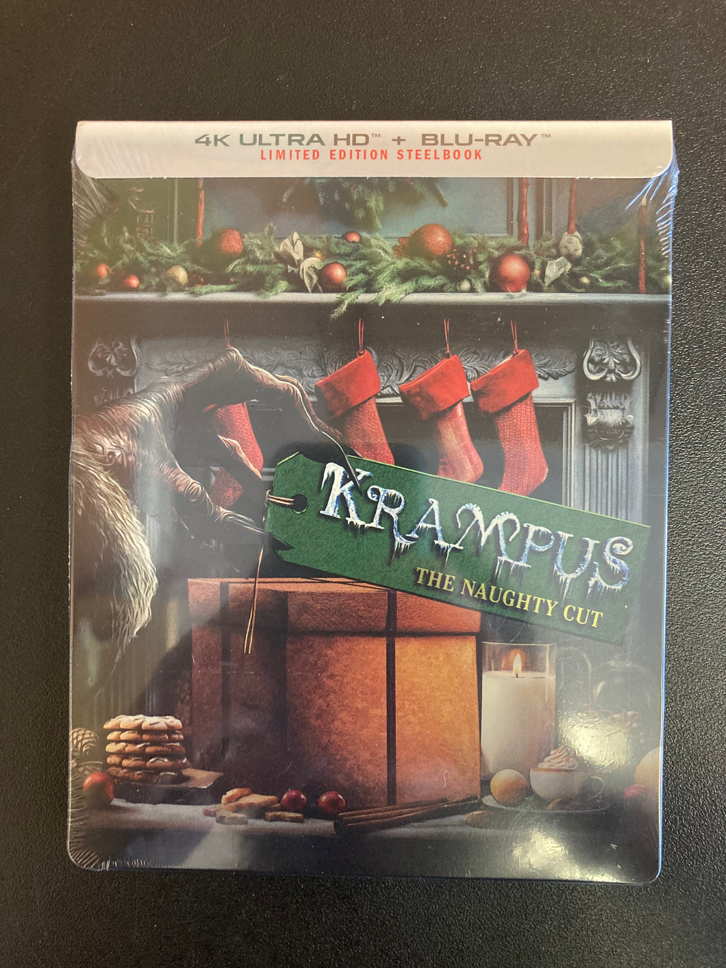 Krampus The Naughty Cut 4K Ultra HD + Blu-ray Limited Edition Steelbook New Sealed