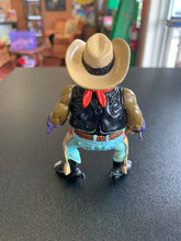 Load image into Gallery viewer, PLAYMATES 1992 Teenage Mutant Ninja Turtles Crazy Cowboy Donatello Figure

