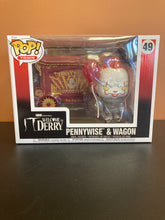 Load image into Gallery viewer, FUNKO POP TOWN It Welcome To Derry Pennywise &amp; Wagon New In Box
