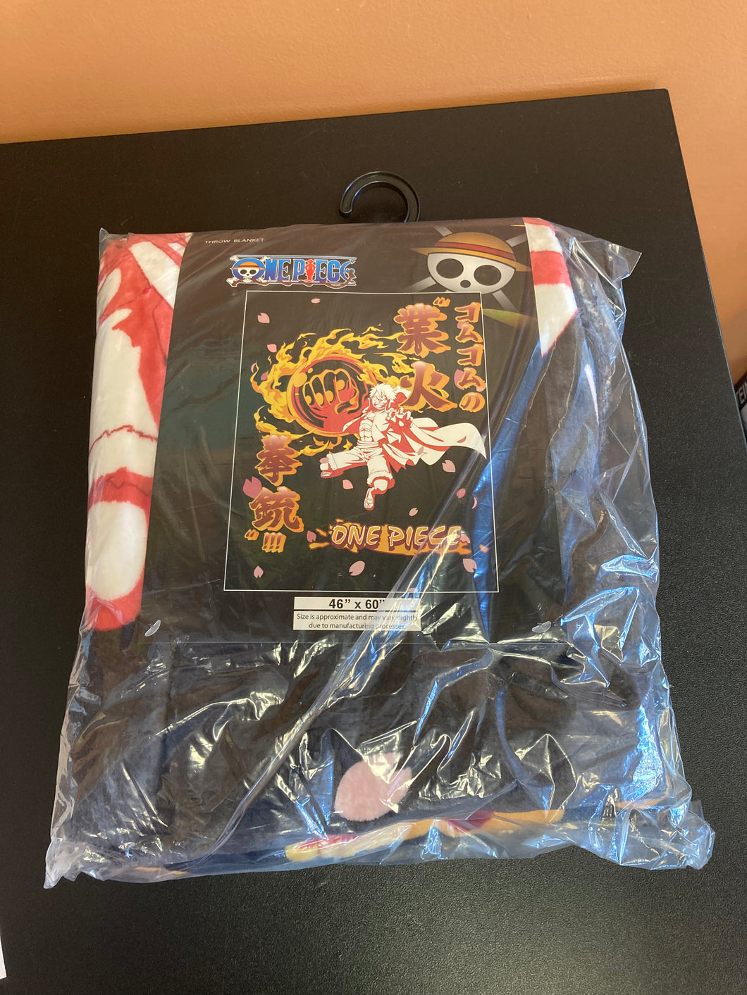 One Piece Luffy Red Roc Throw Blanket