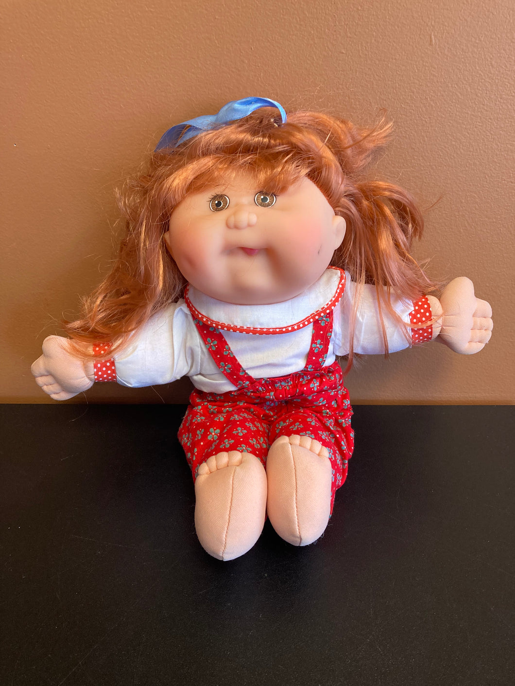 Cabbage Patch Kids Mattel First Edition Red Hair And Brown Eyes Girl Doll Preowned
