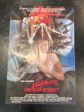 Load image into Gallery viewer, Wes Craven’s A NIGHTMARE ON ELM STREET Damaged Poster Reprint
