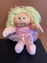 Load image into Gallery viewer, Cabbage Patch Kids Hasbro First Edition Blonde Hair And Blue Eyes Girl Doll Preowned
