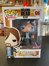 Load image into Gallery viewer, FUNKO POP The Walking Dead Biker Daryl 96 Previews Exclusive AUTOGRAPHED
