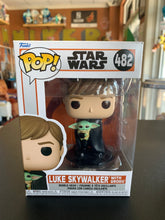 Load image into Gallery viewer, FUNKO POP Star Wars Luke Skywalker With Grogu 482
