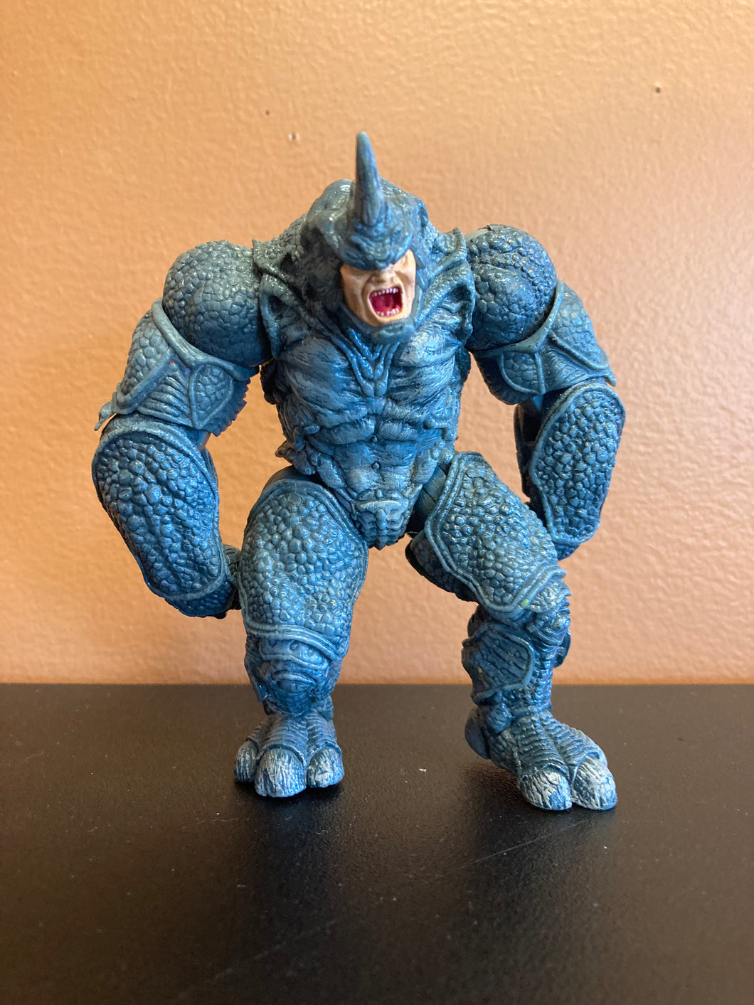 Marvel Universe Spider-Man Rhino 2009 Preowned Figure Approx 4” Tall