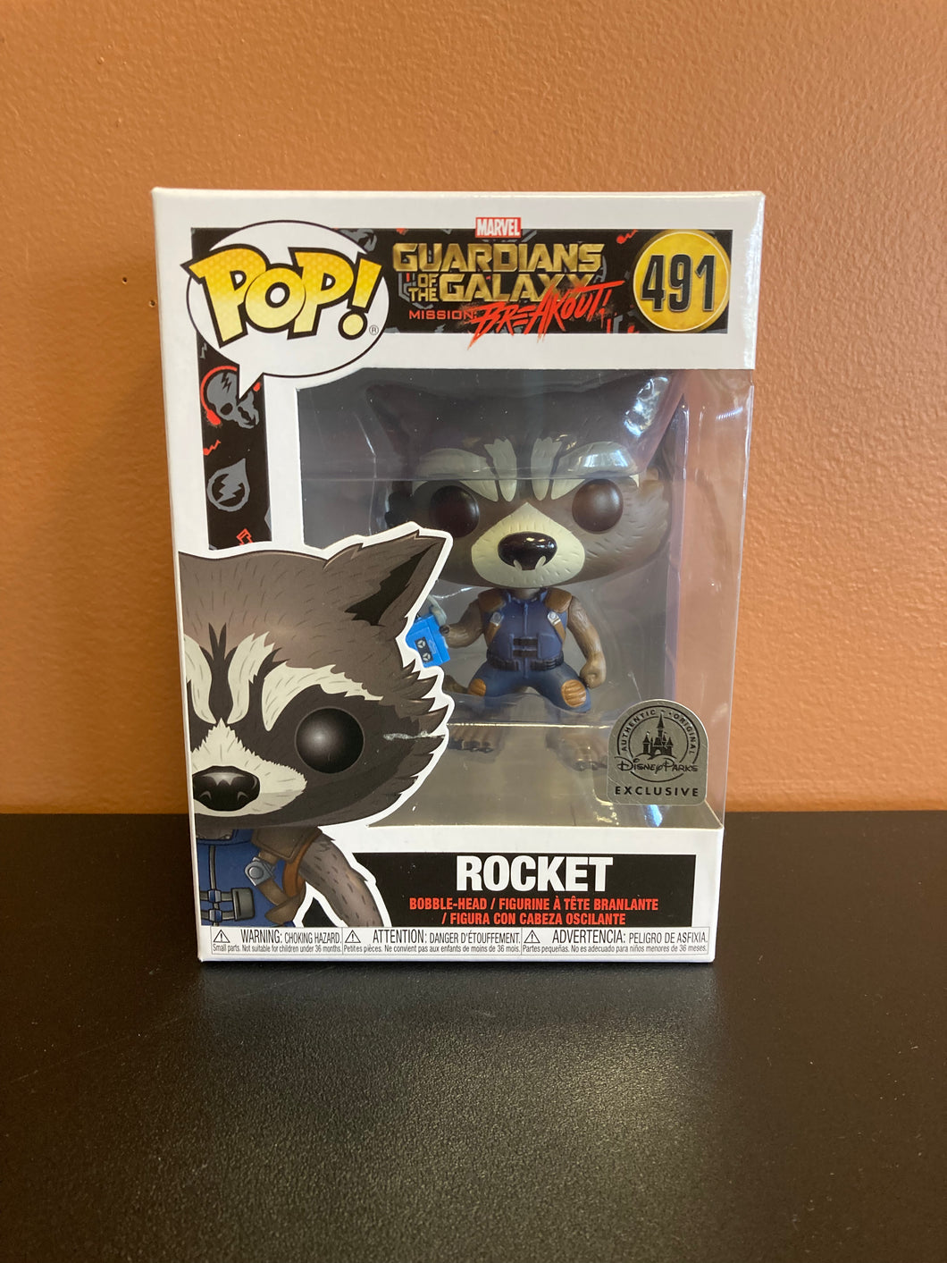 FUNKO POP Guardians Of The Galaxy Rocket 491 New In Box