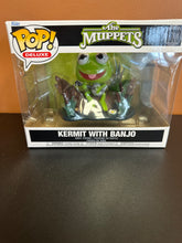 Load image into Gallery viewer, FUNKO POP DELUXE THE MUPPETS KERMIT WITH BANJO 1673
