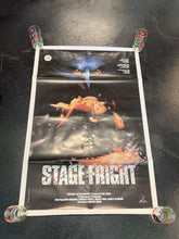 Load image into Gallery viewer, STAGE FRIGHT 1987 Promo Damaged Poster
