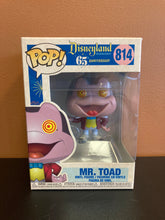 Load image into Gallery viewer, FUNKO POP Disneyland Resort 65th Anniversary Mr.Toad 814 New In Box
