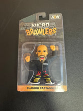 Load image into Gallery viewer, AEW MICRO BRAWLER CLAUDIO CASTAGNOLI RUBBER MINI FIGURE
