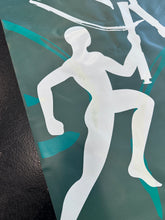 Load image into Gallery viewer, VTG Coca-Cola 1996 Atlanta OLYMPICS TORCH RELAY LARGE Banner
